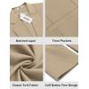imageCOOFANDY Men Casual Blazer Sport Coats Slim Fit Lightweight Business Two Button Suit JacketsKhaki
