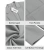 imageCOOFANDY Men Casual Blazer Sport Coats Slim Fit Lightweight Business Two Button Suit JacketsLight Grey