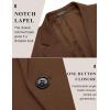 imageCOOFANDY Mens Casual Blazer Jacket One Button Suit Jackets Lightweight Knit Sport CoatLight Brown