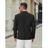 imageCOOFANDY Mens Casual Blazer Jacket Two Button Suit Jackets Lightweight Knit Sport CoatBlack