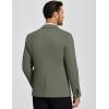 imageCOOFANDY Mens Casual Blazer Knit Sport Coat Lightweight Two Button Suit JacketArmy Green