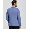 imageCOOFANDY Mens Casual Blazer Knit Sport Coat Lightweight Two Button Suit JacketBlue