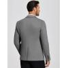 imageCOOFANDY Mens Casual Blazer Knit Sport Coat Lightweight Two Button Suit JacketGrey