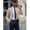 imageCOOFANDY Mens Casual Blazer Knit Sport Coat Lightweight Two Button Suit JacketKhaki