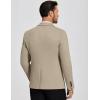 imageCOOFANDY Mens Casual Blazer Knit Sport Coat Lightweight Two Button Suit JacketKhaki