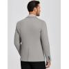 imageCOOFANDY Mens Casual Blazer Knit Sport Coat Lightweight Two Button Suit JacketLight Grey