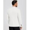 imageCOOFANDY Mens Casual Blazer Knit Sport Coat Lightweight Two Button Suit JacketWhite