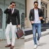 imageCOOFANDY Mens Casual Blazer Lightweight Sport Coats Two Buttons Slim Fit Suit Jacket for Business Wedding DressBlack