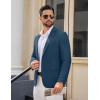 imageCOOFANDY Mens Casual Blazer Lightweight Sport Coats Two Buttons Slim Fit Suit Jacket for Business Wedding DressBlue