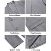 imageCOOFANDY Mens Casual Blazer Lightweight Sport Coats Two Buttons Slim Fit Suit Jacket for Business Wedding DressLight Grey