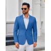 imageCOOFANDY Mens Casual Blazer Lightweight Sport Coats Two Buttons Slim Fit Suit Jacket for Business Wedding DressRoyal Blue