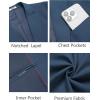 imageCOOFANDY Mens Casual Blazer Lightweight Suit Jacket Slim Fit Sport Coats for MenDark Blue