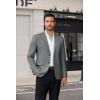 imageCOOFANDY Mens Casual Blazer Lightweight Suit Jacket Slim Fit Sport Coats for MenDark Grey