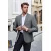 imageCOOFANDY Mens Casual Blazer Lightweight Suit Jacket Slim Fit Sport Coats for MenDark Grey