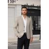 imageCOOFANDY Mens Casual Blazer Lightweight Suit Jacket Slim Fit Sport Coats for MenKhaki