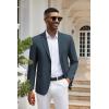 imageCOOFANDY Mens Casual Blazer Lightweight Suit Jacket Slim Fit Sport Coats for MenNavy Blue