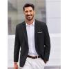 imageCOOFANDY Mens Casual Blazer One Button Sport Coats Lightweight Suit JacketBlack