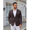 imageCOOFANDY Mens Casual Blazer One Button Sport Coats Lightweight Suit JacketBrown