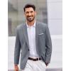 imageCOOFANDY Mens Casual Blazer One Button Sport Coats Lightweight Suit JacketGrey