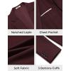 imageCOOFANDY Mens Casual Blazer One Button Sport Coats Lightweight Suit JacketWine Red