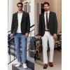 imageCOOFANDY Mens Casual Blazer Regular Fit Lightweight Sport Coats One Button Suit Jacket Dress Blazer JacketsBlack