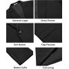 imageCOOFANDY Mens Casual Blazer Regular Fit Lightweight Sport Coats One Button Suit Jacket Dress Blazer JacketsBlack