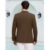 imageCOOFANDY Mens Casual Blazer Regular Fit Lightweight Sport Coats One Button Suit Jacket Dress Blazer JacketsBrown