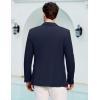 imageCOOFANDY Mens Casual Blazer Regular Fit Lightweight Sport Coats One Button Suit Jacket Dress Blazer JacketsDark Blue