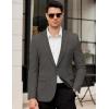 imageCOOFANDY Mens Casual Blazer Regular Fit Lightweight Sport Coats One Button Suit Jacket Dress Blazer JacketsDark Gray