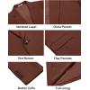imageCOOFANDY Mens Casual Blazer Regular Fit Lightweight Sport Coats One Button Suit Jacket Dress Blazer JacketsDark Red