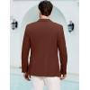 imageCOOFANDY Mens Casual Blazer Regular Fit Lightweight Sport Coats One Button Suit Jacket Dress Blazer JacketsDark Red