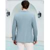 imageCOOFANDY Mens Casual Blazer Regular Fit Lightweight Sport Coats One Button Suit Jacket Dress Blazer JacketsLight Blue