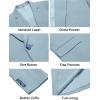 imageCOOFANDY Mens Casual Blazer Regular Fit Lightweight Sport Coats One Button Suit Jacket Dress Blazer JacketsLight Blue