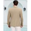 imageCOOFANDY Mens Casual Blazer Regular Fit Lightweight Sport Coats One Button Suit Jacket Dress Blazer JacketsLight Khaki