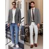 imageCOOFANDY Mens Casual Blazer Regular Fit Lightweight Sport Coats One Button Suit Jacket Dress Blazer JacketsMedium Gray
