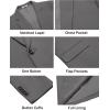 imageCOOFANDY Mens Casual Blazer Regular Fit Lightweight Sport Coats One Button Suit Jacket Dress Blazer JacketsMedium Gray