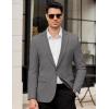imageCOOFANDY Mens Casual Blazer Regular Fit Lightweight Sport Coats One Button Suit Jacket Dress Blazer JacketsMedium Gray