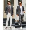imageCOOFANDY Mens Casual Blazer Regular Fit Sport Coat Lightweight Two Buttons Suit JacketDark Grey