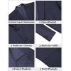 imageCOOFANDY Mens Casual Blazer Regular Fit Sport Coat Lightweight Two Buttons Suit JacketNavy Blue