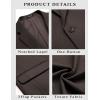imageCOOFANDY Mens Casual Blazer Slim Fit Sport Coats One Button Stylish Business Suit JacketChocolate Dark Grey