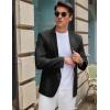 imageCOOFANDY Mens Casual Blazer Slim Fit Suit Jacket Two Button Lightweight Sport CoatBlack