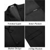imageCOOFANDY Mens Casual Blazer Slim Fit Suit Jacket Two Button Lightweight Sport CoatBlack
