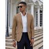 imageCOOFANDY Mens Casual Blazer Slim Fit Suit Jacket Two Button Lightweight Sport CoatBrown