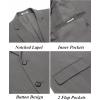 imageCOOFANDY Mens Casual Blazer Slim Fit Suit Jacket Two Button Lightweight Sport CoatDark Gray