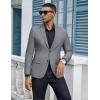imageCOOFANDY Mens Casual Blazer Slim Fit Suit Jacket Two Button Lightweight Sport CoatGray