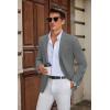 imageCOOFANDY Mens Casual Blazer Slim Fit Suit Jacket Two Button Lightweight Sport CoatGray