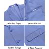 imageCOOFANDY Mens Casual Blazer Slim Fit Suit Jacket Two Button Lightweight Sport CoatLight Royal Blue