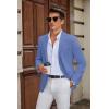 imageCOOFANDY Mens Casual Blazer Slim Fit Suit Jacket Two Button Lightweight Sport CoatLight Royal Blue