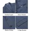 imageCOOFANDY Mens Casual Blazer Slim Fit Suit Jacket Two Button Lightweight Sport CoatNavy Blue