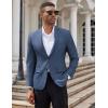 imageCOOFANDY Mens Casual Blazer Slim Fit Suit Jacket Two Button Lightweight Sport CoatNavy Blue
